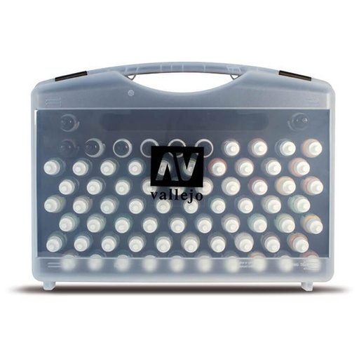 [LP1XVTD01] Model Colour Plastic Case 72 Combinations + Brushes