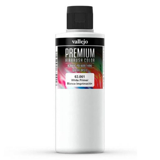[LP1YXQO01] Vallejo Premium Colour White Primer 200mL