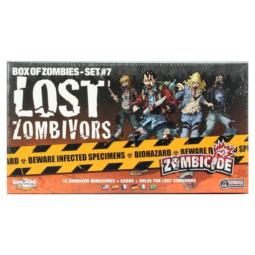 [LP1FJBB01] Zombicide Box of Zombies 2 Lost Zombivors Board Game
