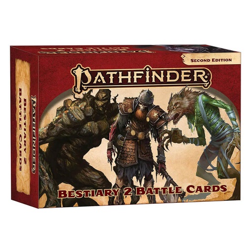 [LP1ZYRA01] Pathfinder Second Edition Bestiary 2 Battle Cards RPG Game