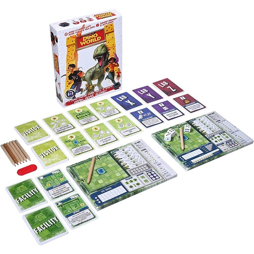 [LP1OBOX01] Welcome to Dinoworld Board Game