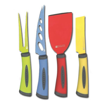 [SSCK001] Scanpan Spectrum 4pc Cheese Knife Set