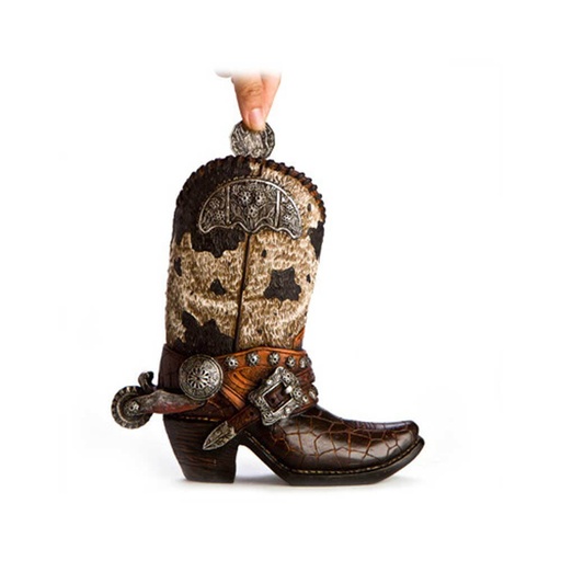 [MICBM01] Cowboy Boot Money Bank